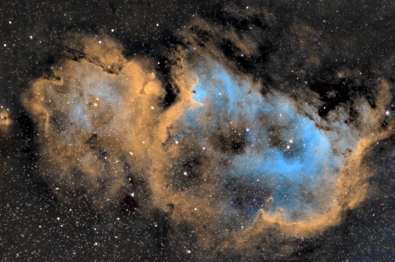 Winter 2015 Winner: The Soul Nebula in the Hubble Palette
